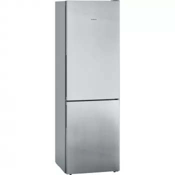 Frigorífico combinado independente Siemens KG36EALCA iQ500, 186 cm, C, aspeto aço inoxidável