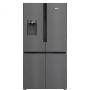 Frigorífico combinado French Door Side-by-Side Siemens KF96DPXEA iQ700 com distribuidor de água e gelo, 183 cm, classe de eficiência energética E, aço inoxidável
