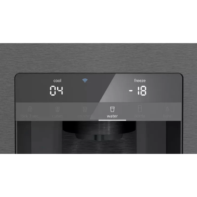 Frigorífico combinado French Door Side-by-Side Siemens KF96DPXEA iQ700 com distribuidor de água e gelo, 183 cm, classe de eficiência energética E, aço inoxidável