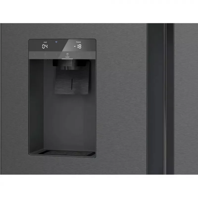 Frigorífico combinado French Door Side-by-Side Siemens KF96DPXEA iQ700 com distribuidor de água e gelo, 183 cm, classe de eficiência energética E, aço inoxidável