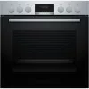 Conjunto de forno encastrável e placa vitrocerâmica Bosch HND415LS62, 71L, 7 funções, aço inoxidável