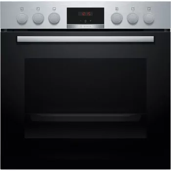 Conjunto de forno encastrável e placa vitrocerâmica Bosch HND415LS62, 71L, 7 funções, aço inoxidável