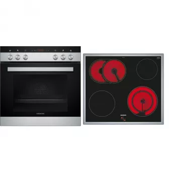 Siemens EQ110KA0Z Conjunto de forno de encastrar e placa de cozinha