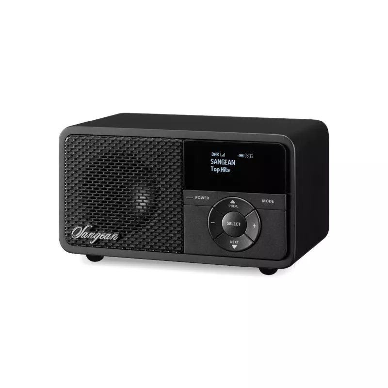 Sangean DDR-7X Rádio portátil DAB+ e FM com Bluetooth, preto