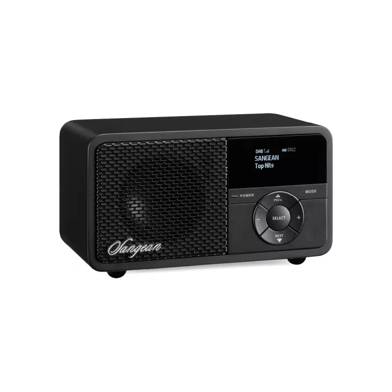 Sangean DDR-7X Rádio portátil DAB+ e FM com Bluetooth, preto