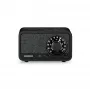 Sangean WR-8 Rádio FM com caixa de madeira maciça, Midnight Oak