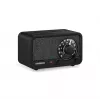 Sangean WR-8 Rádio FM com caixa de madeira maciça, Midnight Oak