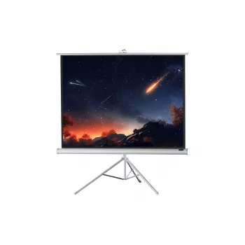 Tela de projeção com tripé celexon Economy 133 x 133 cm White Edition