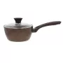 NEWILL Natura Panela de molho com tampa de vidro 18 cm indução castanha