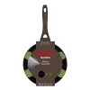 Frigideira de indução NEWILL Natura 24 cm com rebordo protetor, castanha