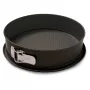 Forma de bolo de mola NEWILL Ø28x7,6 cm preta revestimento antiaderente aço carbono