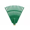 Ancinho de mão pequeno com cabo HORTUS verde 20 cm 14 dentes