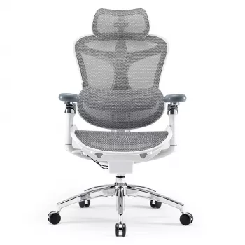 Cadeira de escritório ergonómica em malha Sihoo DORO C300 Pro branca
