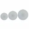 ASI COLLECTION conjunto de tampas de silicone com 3 Ø20/26/30cm cinzento