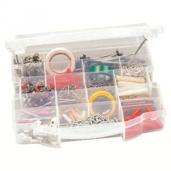 CURVER caixa organizadora DIY com 17 compartimentos 26,4x26,7x7,1 cm