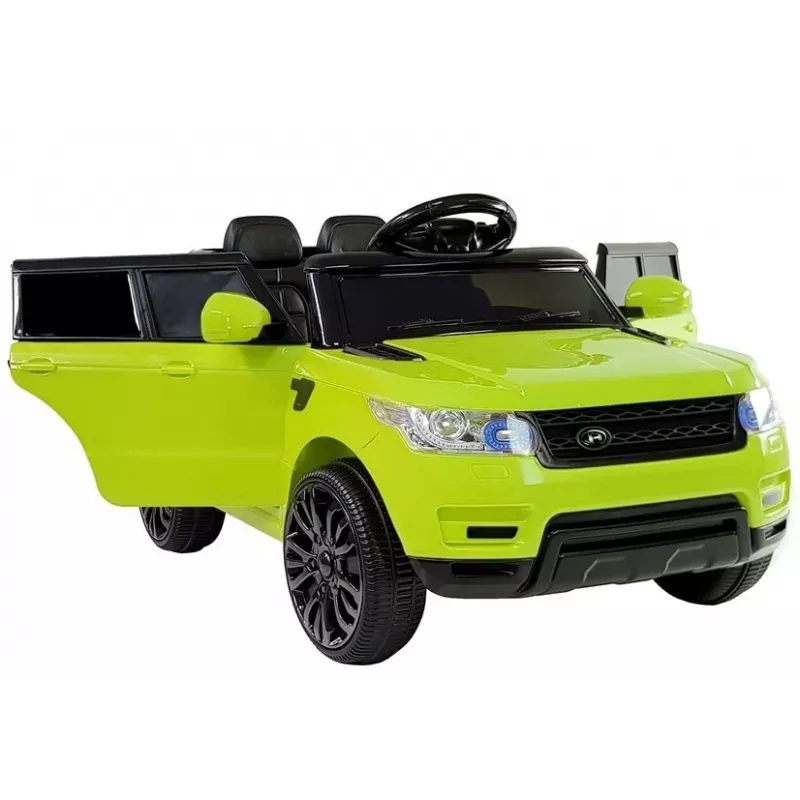 PETMEX HL1638 veículo infantil elétrico verde com luzes LED, leitor MP3, comando à distância