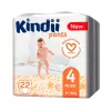 Fraldas descartáveis Kindii Maxi tamanho 4 (9-15 kg) 22 unidades