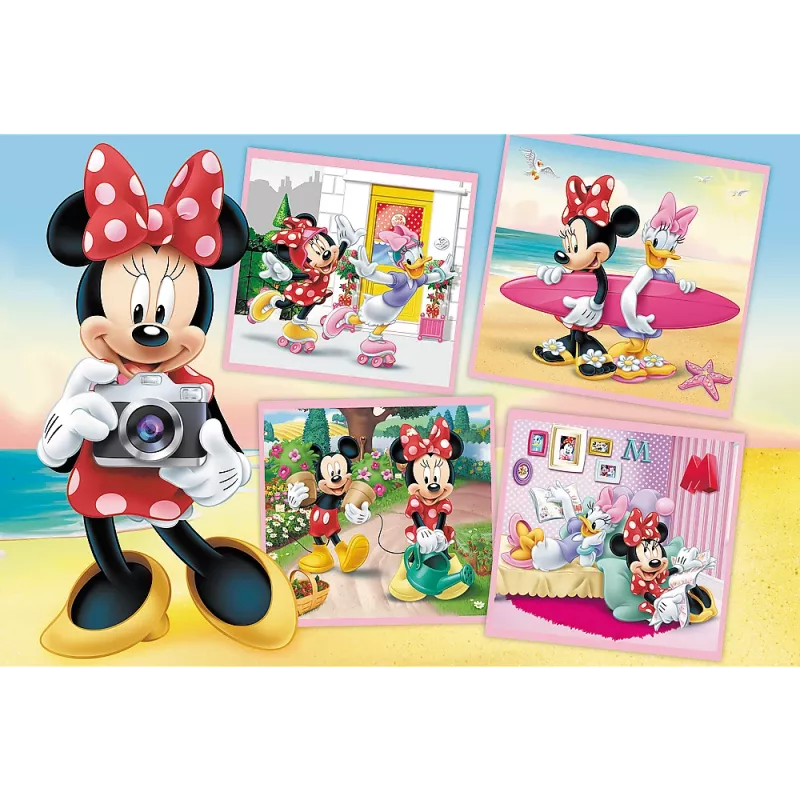 Puzzle TREFL 60 peças - Lovely Minnie - Disney Minnie Mouse