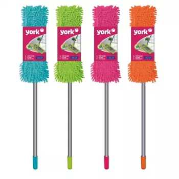 Escova de chão YORK SALSA – 35 cm cabeça raspadora com cerdas de borracha para pavimentos duros