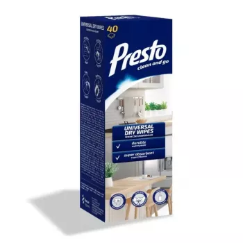 PRESTO Rolo de panos multiusos universal 40 unid., caixa