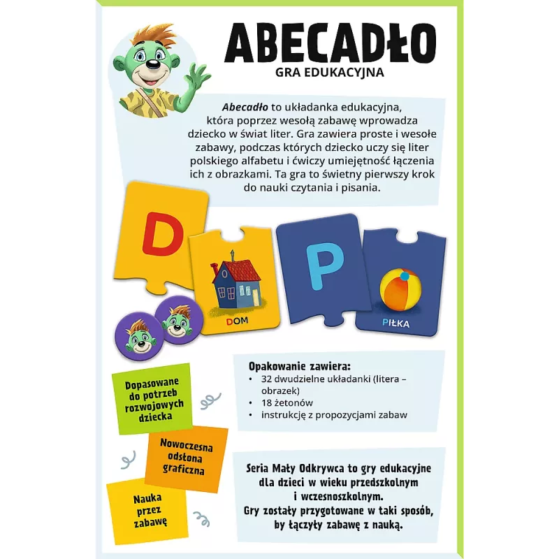 TREFL Little Explorer Jogo educativo alfabeto
