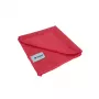 Panos de limpeza em microfibra QLEANUP 250gsm 30x30 cm, pack de 10, vermelho