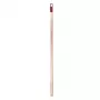 Cabo de madeira YORK 120 cm LUX – cabo de substituição para vassouras, ancinhos, enxadas, madeira natural, 28 mm de diâmetro