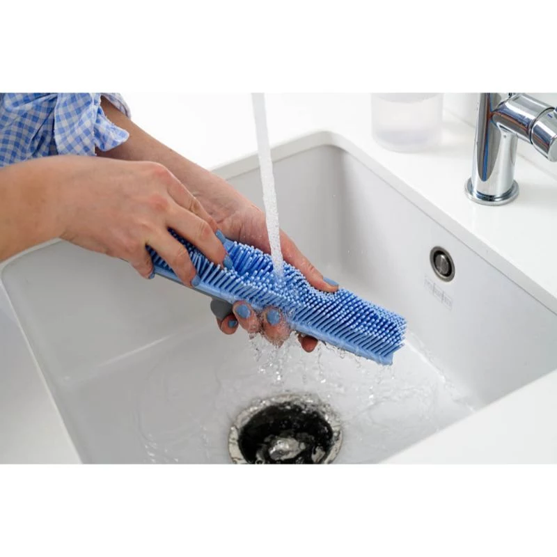 YORK BACTERIA STOP cabeça de escova de chão de borracha 34 cm com cerdas antimicrobianas