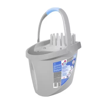 YORK BACTERIA STOP balde com botão de pressão 12 L cinzento