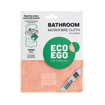 ECO EGO pano de limpeza de microfibra para casa de banho, 30x30 cm, azul