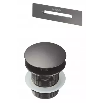 DEANTE conjunto de descarga e transbordo para banheira com fecho click-clack, cromado