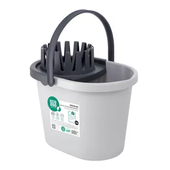 Eco Ego balde oval com botão redondo