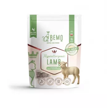 BEMO Cat Hypoallergenic Lamb - comida seca para gatos - 500g