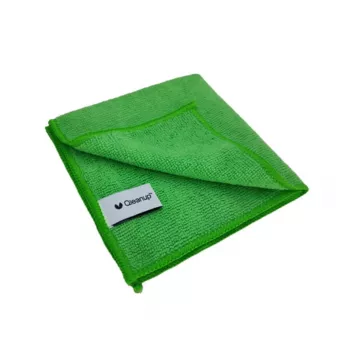 QLEANUP panos de microfibra 250gsm 30x30 cm, 10 unidades, verde
