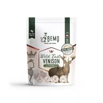 BEMO Cat Wild Taste Venison - comida seca para gatos - 500g