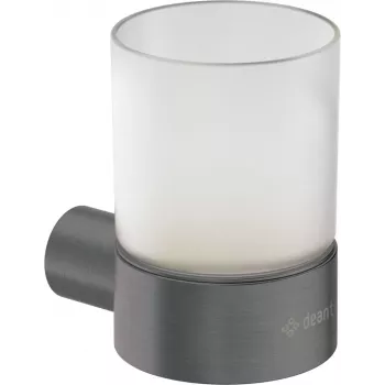 DEANTE OREA porta-copos de parede em preto mate