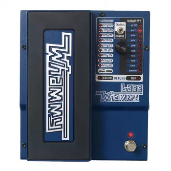Pedal de mudança de tom e harmonia DigiTech Bass Whammy para baixo