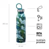Garrafa térmica Aladdin X Naito Chilled Thermavac 0,55L aço inoxidável Goldfish Green