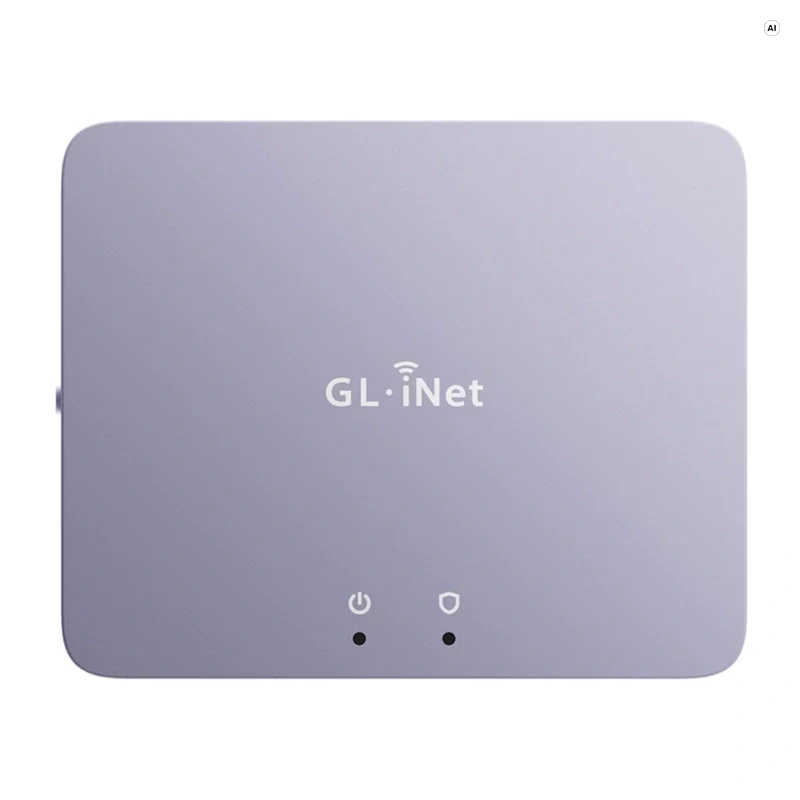 Router Wi-Fi GL.iNet GL-MT5000 AX5400 Wi-Fi 6 dual-band com portas 2,5G multi-gigabit, OpenWrt, WireGuard VPN, 1GB RAM, 8GB eMMC