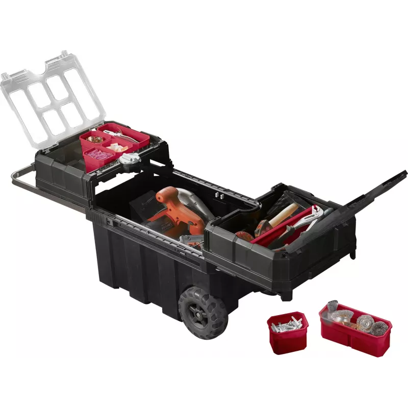 Keter Masterloader caixa de ferramentas deslizante 61,6 x 37,8 x 41,5 cm