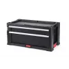 KETER DIY caixa de ferramentas com 2 gavetas, 56,2 x 28,9 x 26,2 cm, preto/vermelho