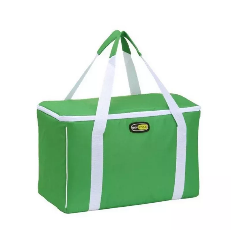 Bolsa térmica GIOSTYLE Evo Square sortida, verde/vermelho/azul com decoração, 15 L