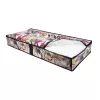 Caixa de arrumação de roupa ORDINETT 107x50x15 cm Floral Beauty