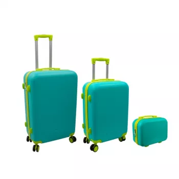 Cómoda com gavetas ORDINETT conjunto de 3, 60L + 43L + 15L, verde