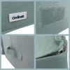 Caixa de arrumação quadrada ORDINETT com fecho de correr 30x30x21 cm menta