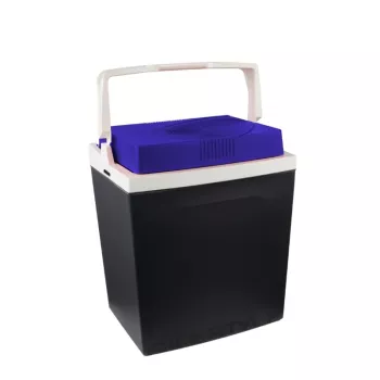 Arca térmica elétrica GIOSTYLE Brio 26 12/230V 26L cinzento-escuro com detalhes vermelho/azul