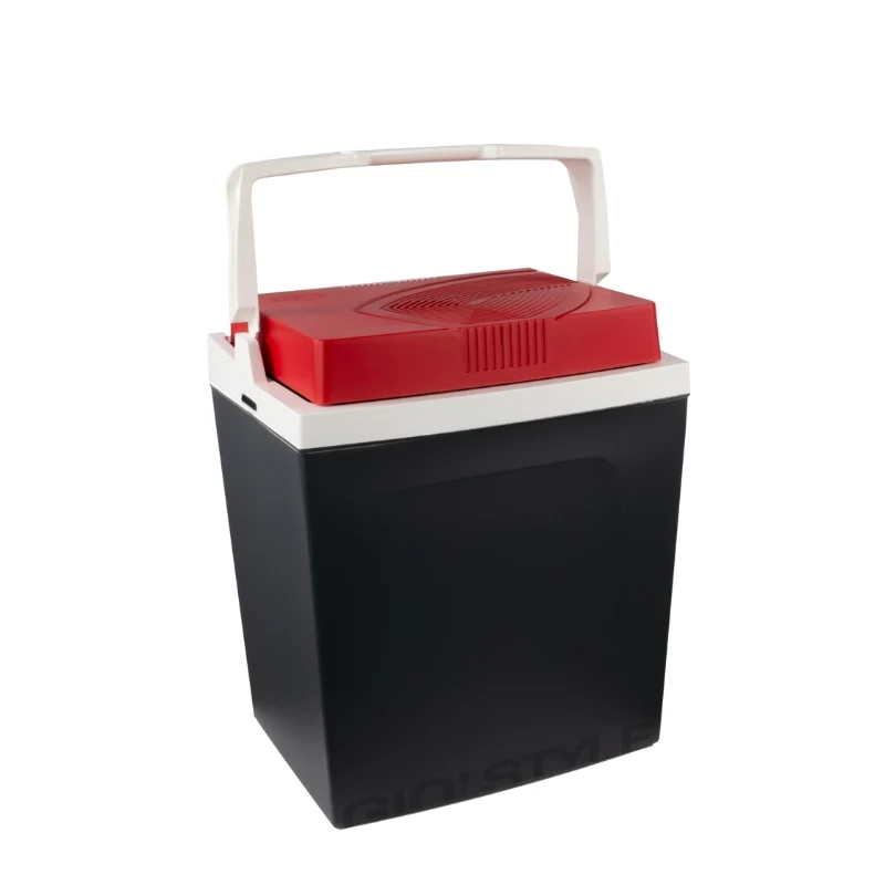 Arca térmica elétrica GIOSTYLE Brio 26 12/230V 26L cinzento-escuro com detalhes vermelho/azul
