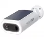 AOSU Smart Security SolarCam P1 Max câmara exterior 4K com energia solar, ultra grande angular de 166°, visão noturna a cores com holofote, deteção de pessoas e veículos por IA