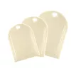 Conjunto de tábuas de corte GIOSTYLE, 3 peças, polipropileno, creme, retangular, com ranhura para suco e orifício para pendurar
