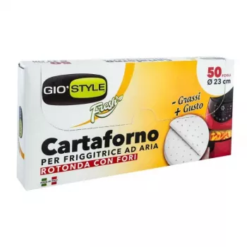 50 unid. de papel para fritadeira de ar quente GIOSTYLE Ø23cm para 4,5L